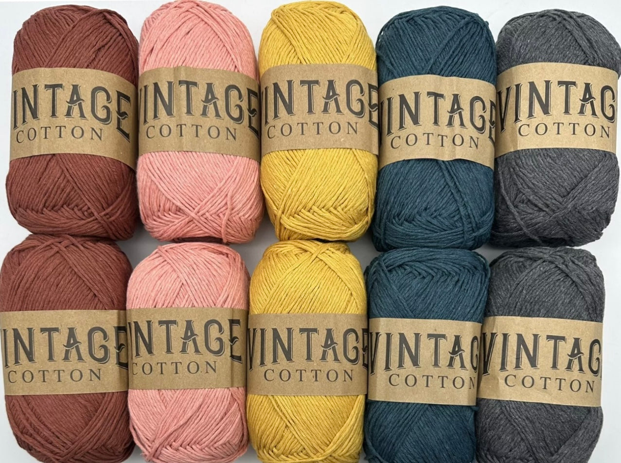 Vintage Cotton Yarn Colourways Bundle 13