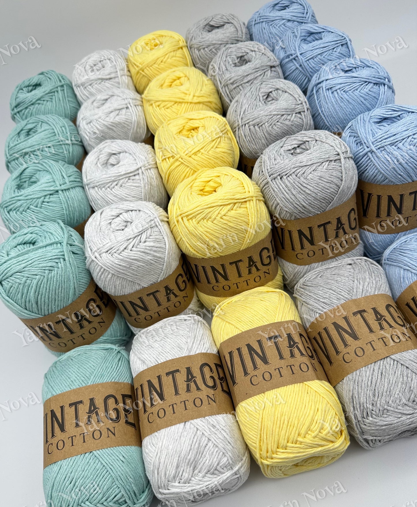 Vintage Cotton Yarn Colourways Bundle 06