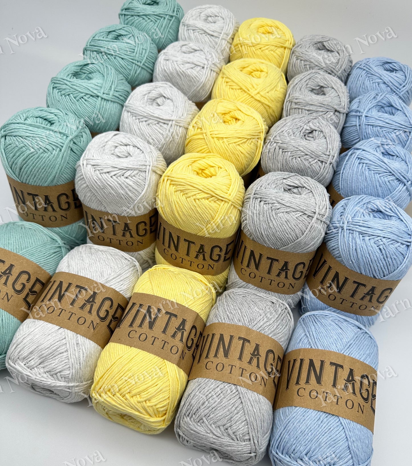 Vintage Cotton Yarn Colourways Bundle 06