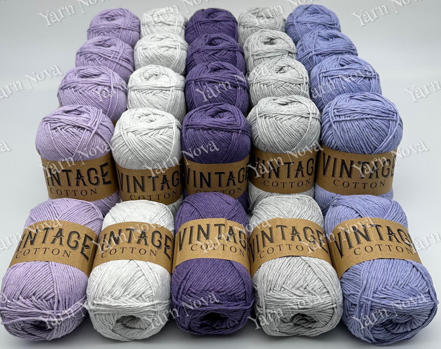 Vintage Cotton Yarn Colourways Bundle 09