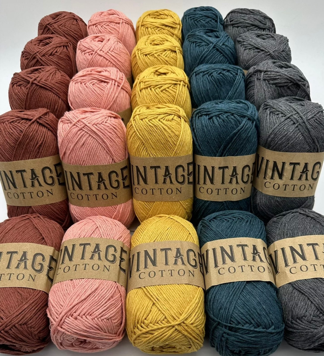 Vintage Cotton Yarn Colourways Bundle 13