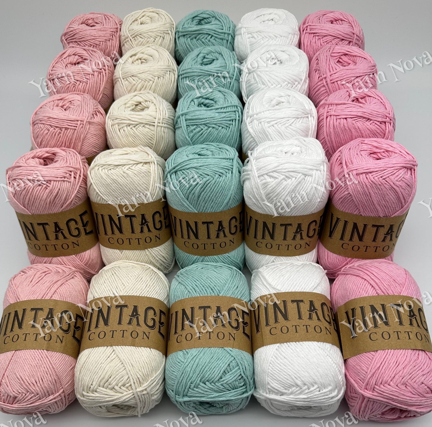 Vintage Cotton Yarn Colourways Bundle 03
