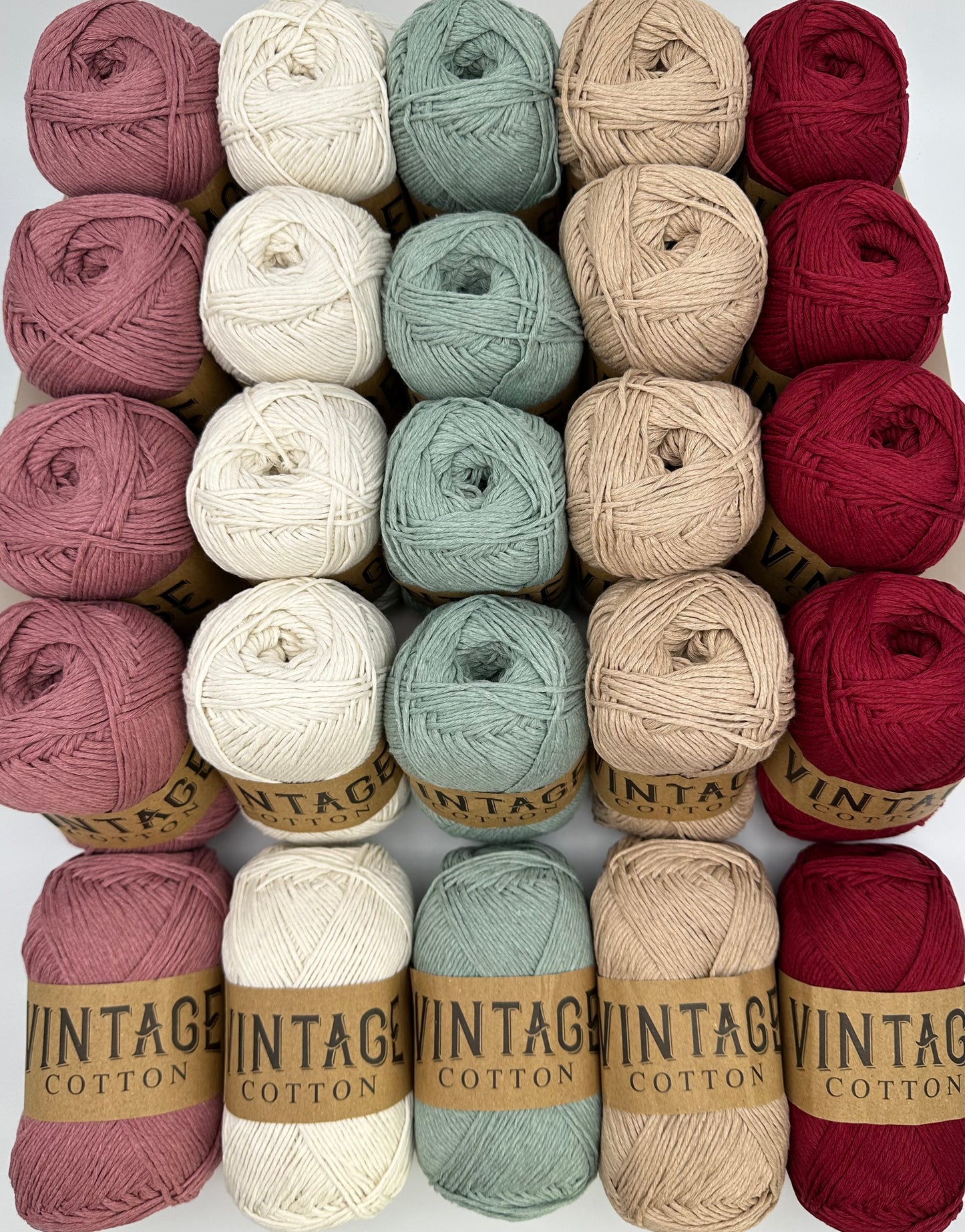 Vintage Cotton Yarn Colourways Bundle 04