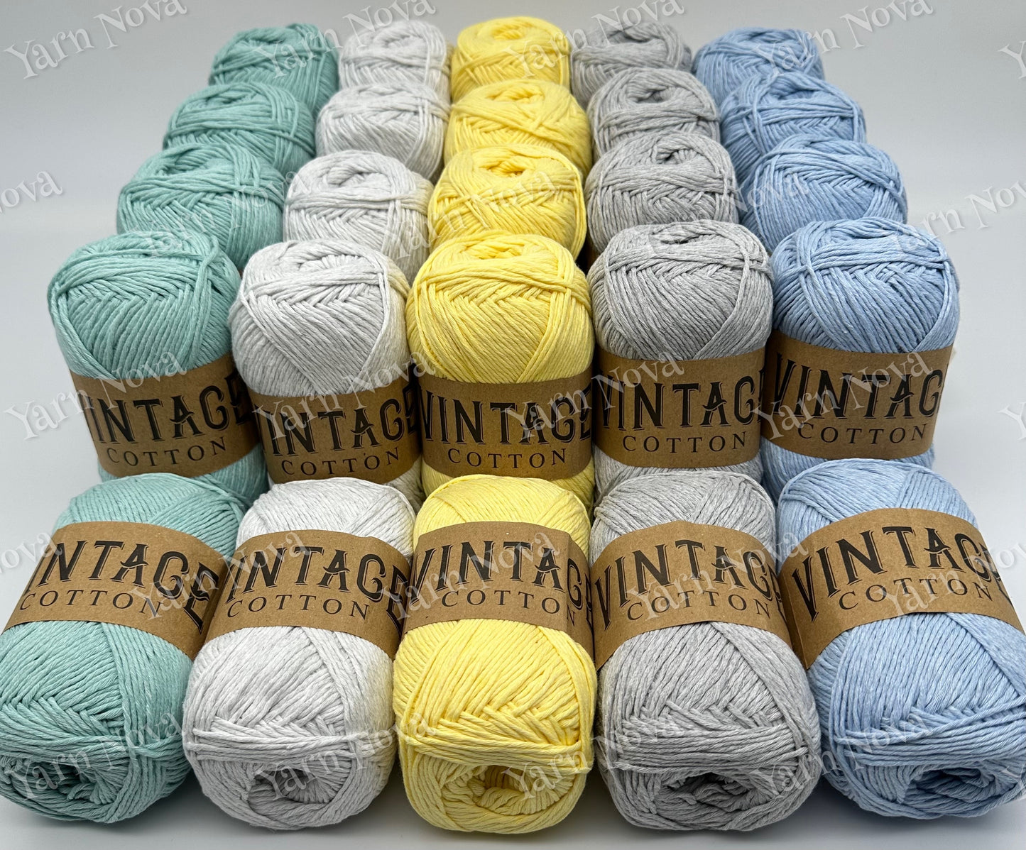 Vintage Cotton Yarn Colourways Bundle 06