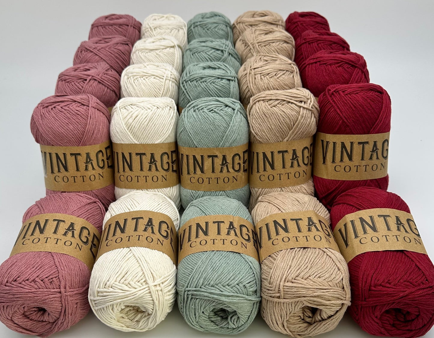 Vintage Cotton Yarn Colourways Bundle 04