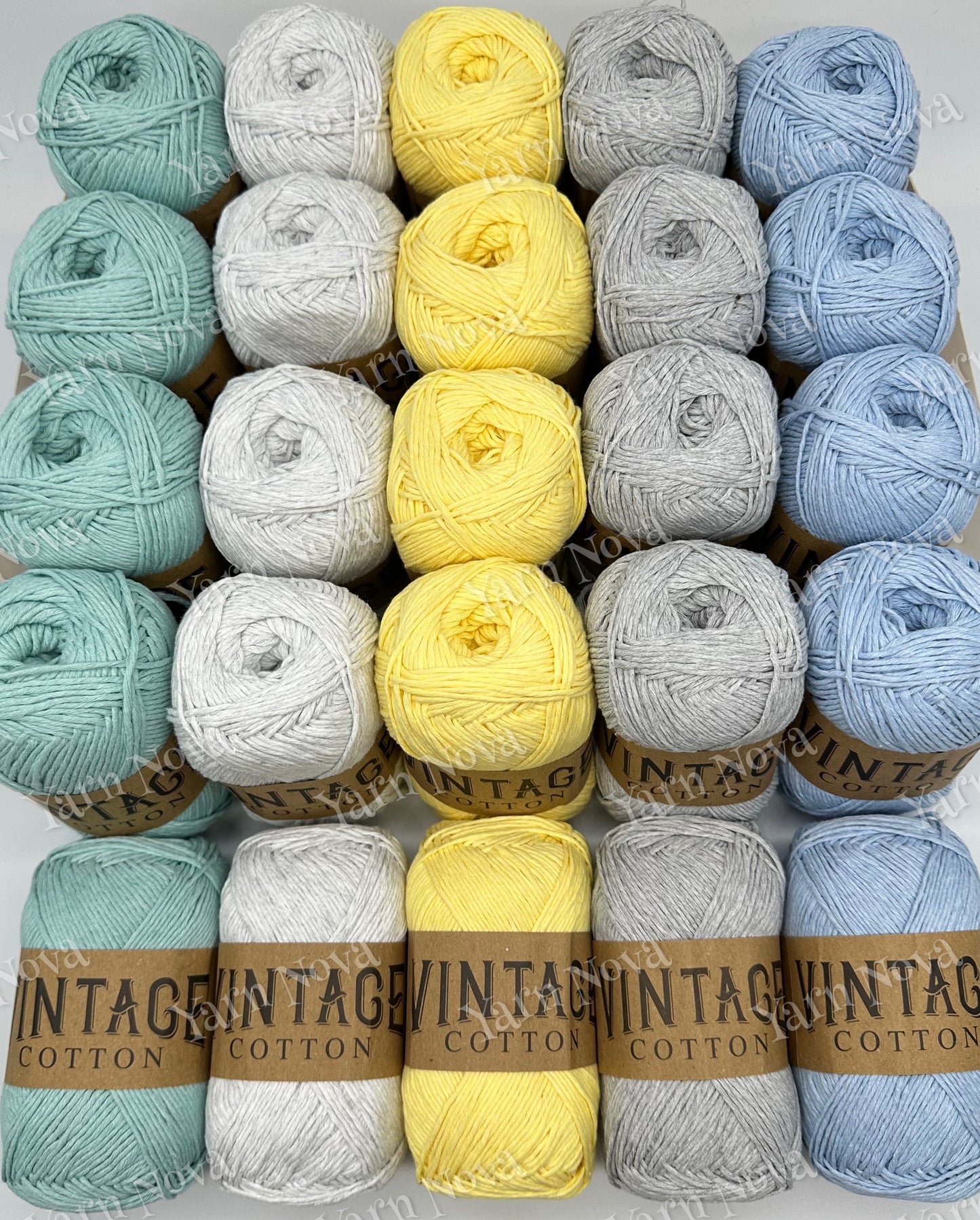 Vintage Cotton Yarn Colourways Bundle 06