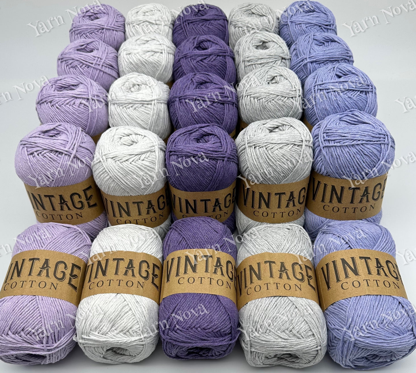 Vintage Cotton Yarn Colourways Bundle 09