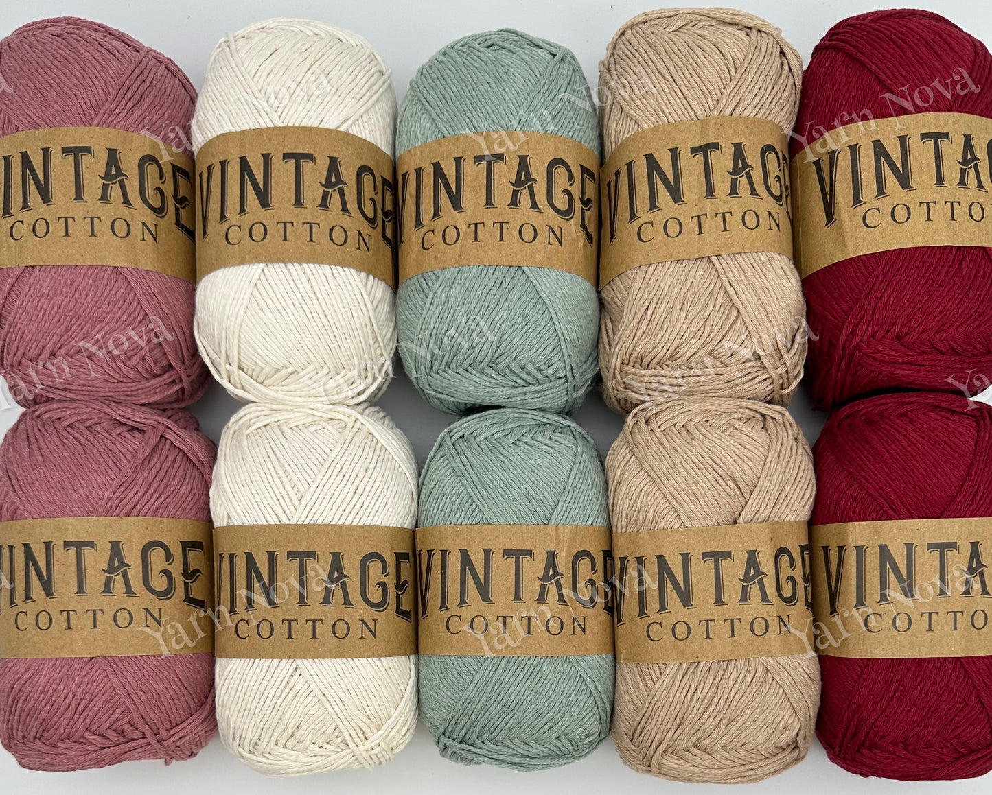 Vintage Cotton Yarn Colourways Bundle 04