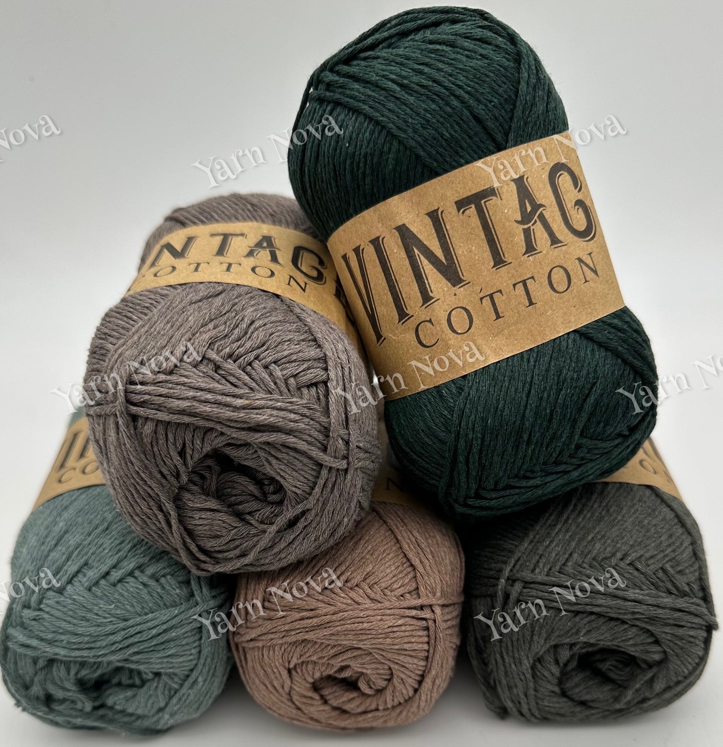 Vintage Cotton Yarn Colourways Bundle 12