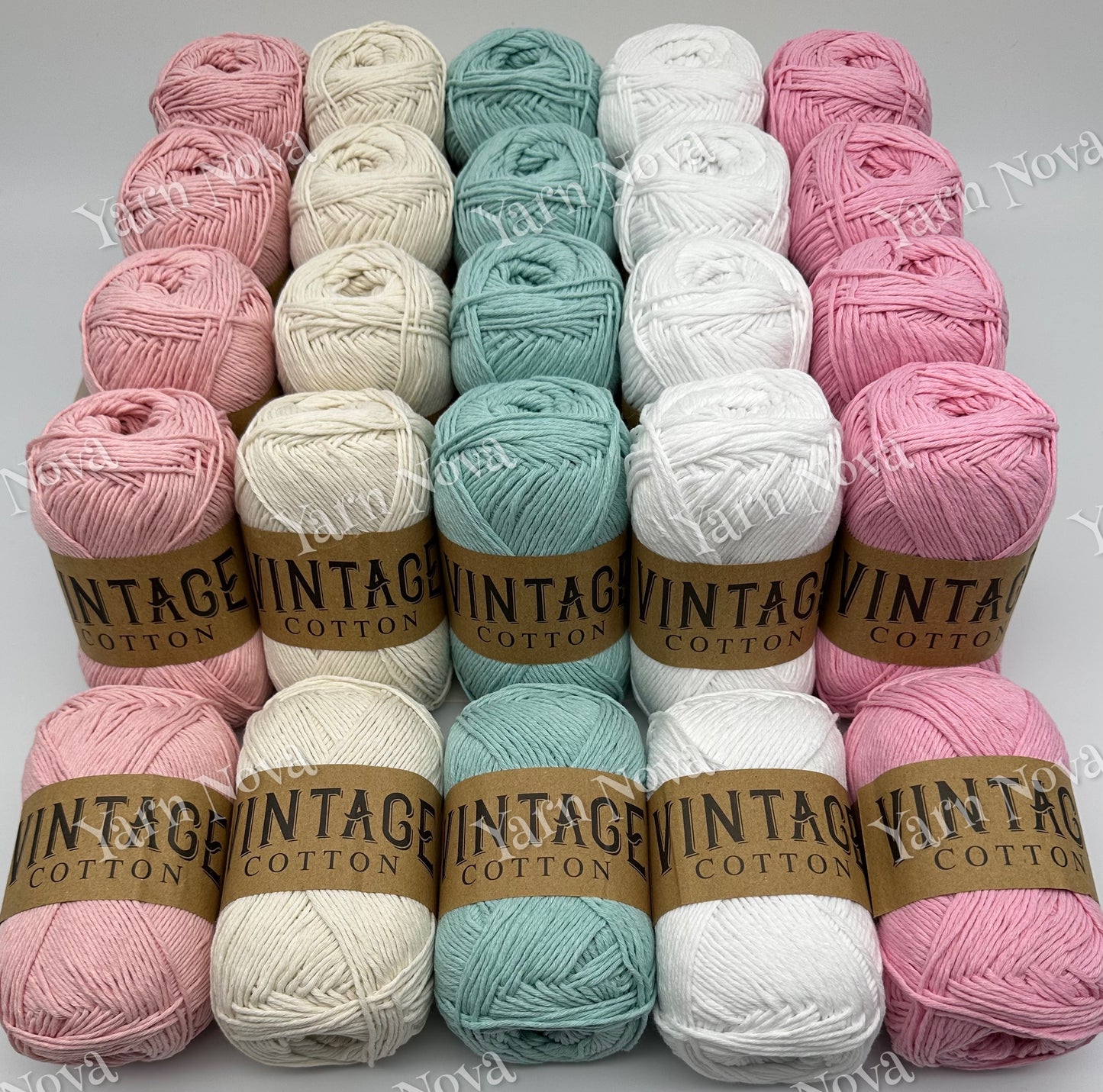 Vintage Cotton Yarn Colourways Bundle 03