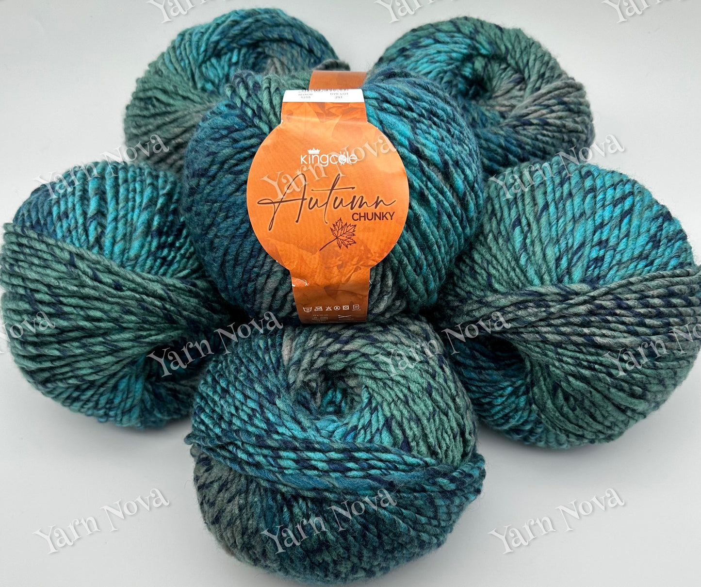 King Cole Autumn Chunky Yarn Bundles 6x100g Balls