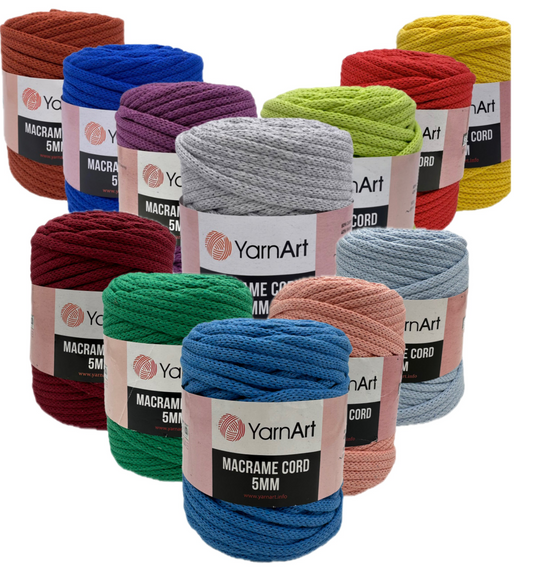 YarnArt 5mm Braided Macrame Cord
