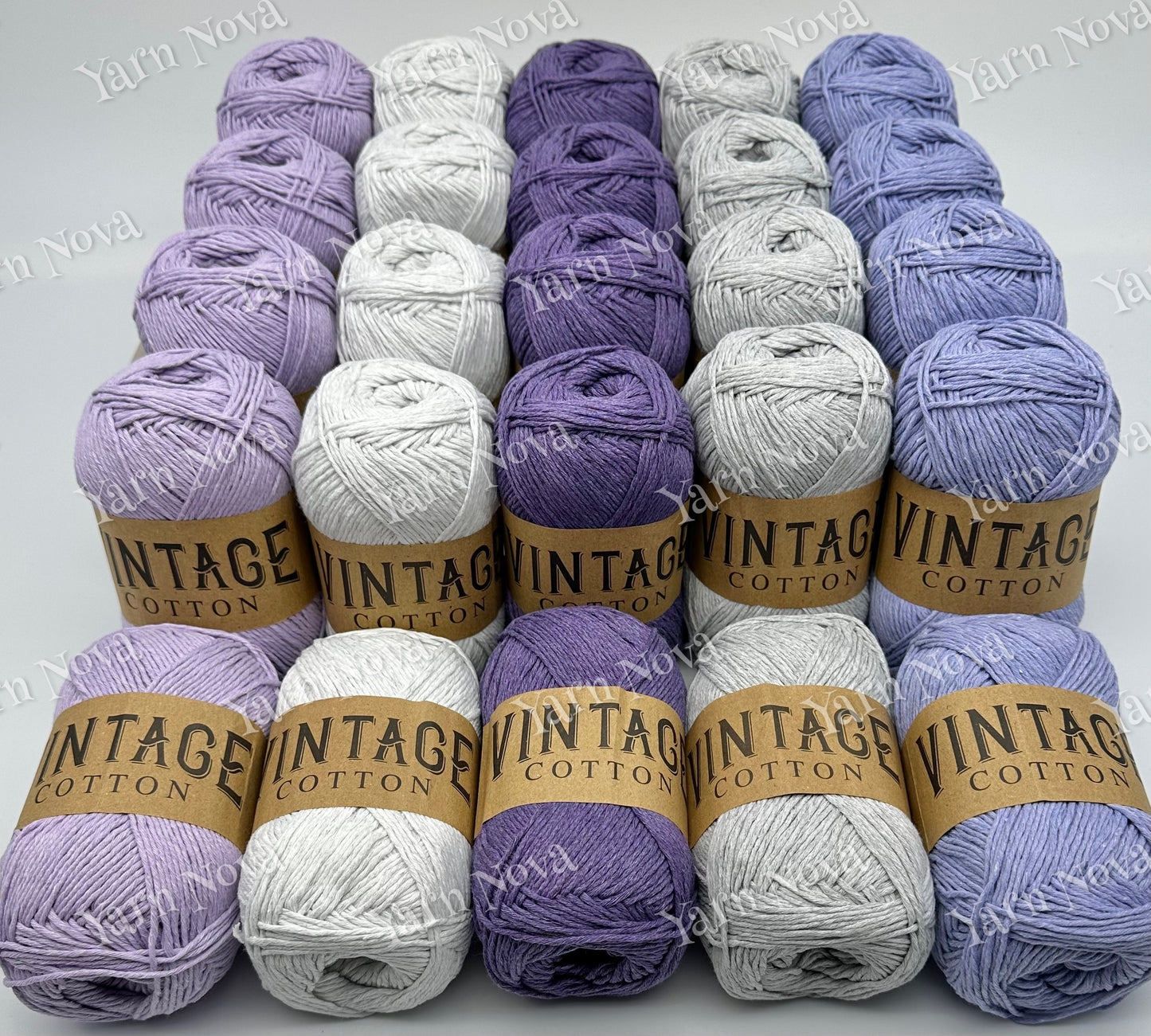 Vintage Cotton Yarn Colourways Bundle 09