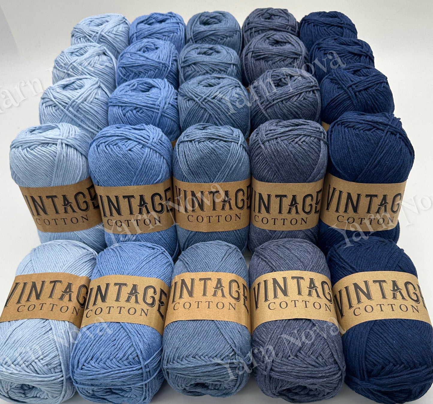 Vintage cotton colourways bundle 25 balls