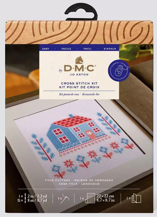 DMC Cross Stitch Kit - Folk Cottage