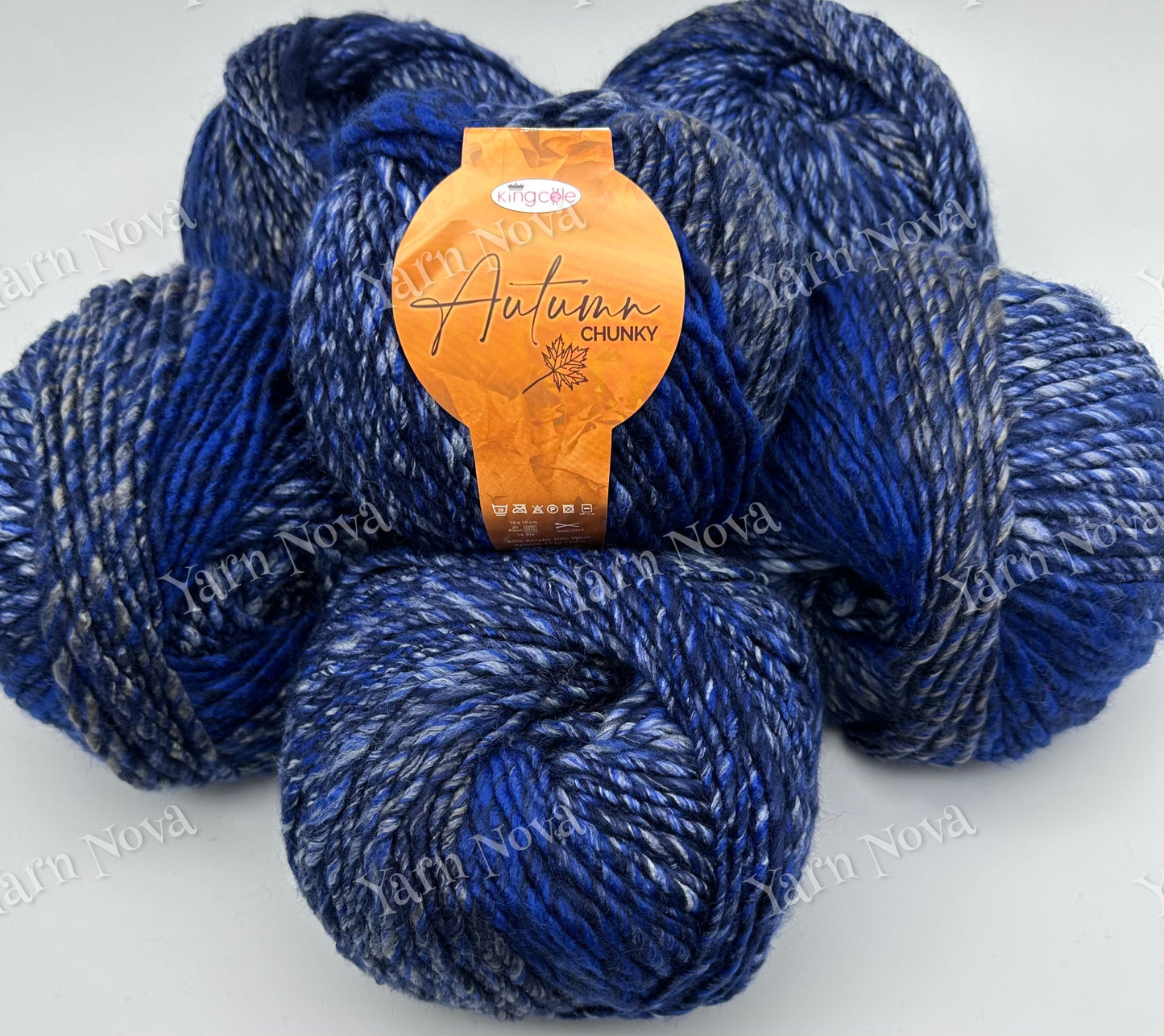 King Cole Autumn Chunky Yarn Bundles 6x100g Balls
