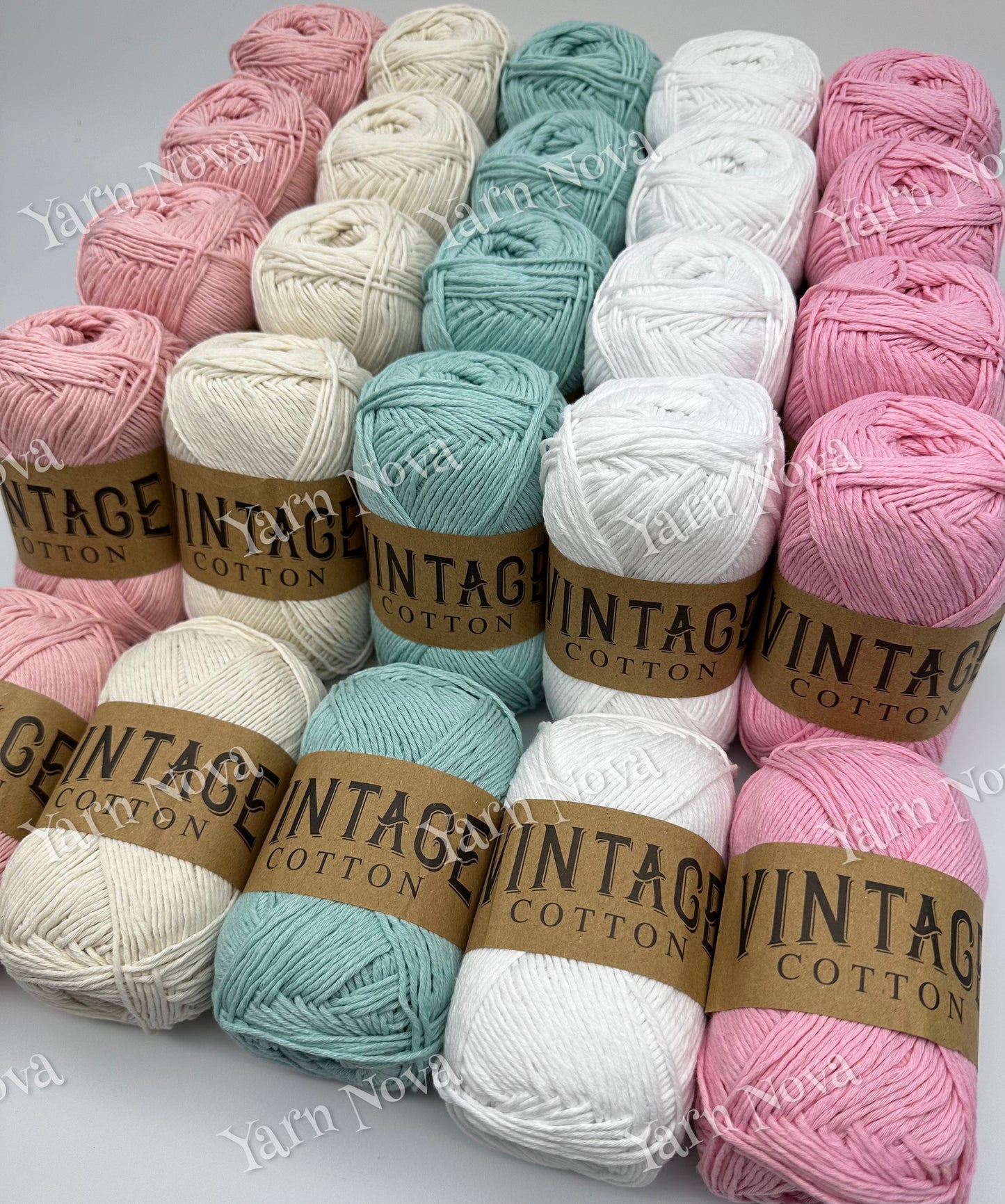 Vintage Cotton Yarn Colourways Bundle 03