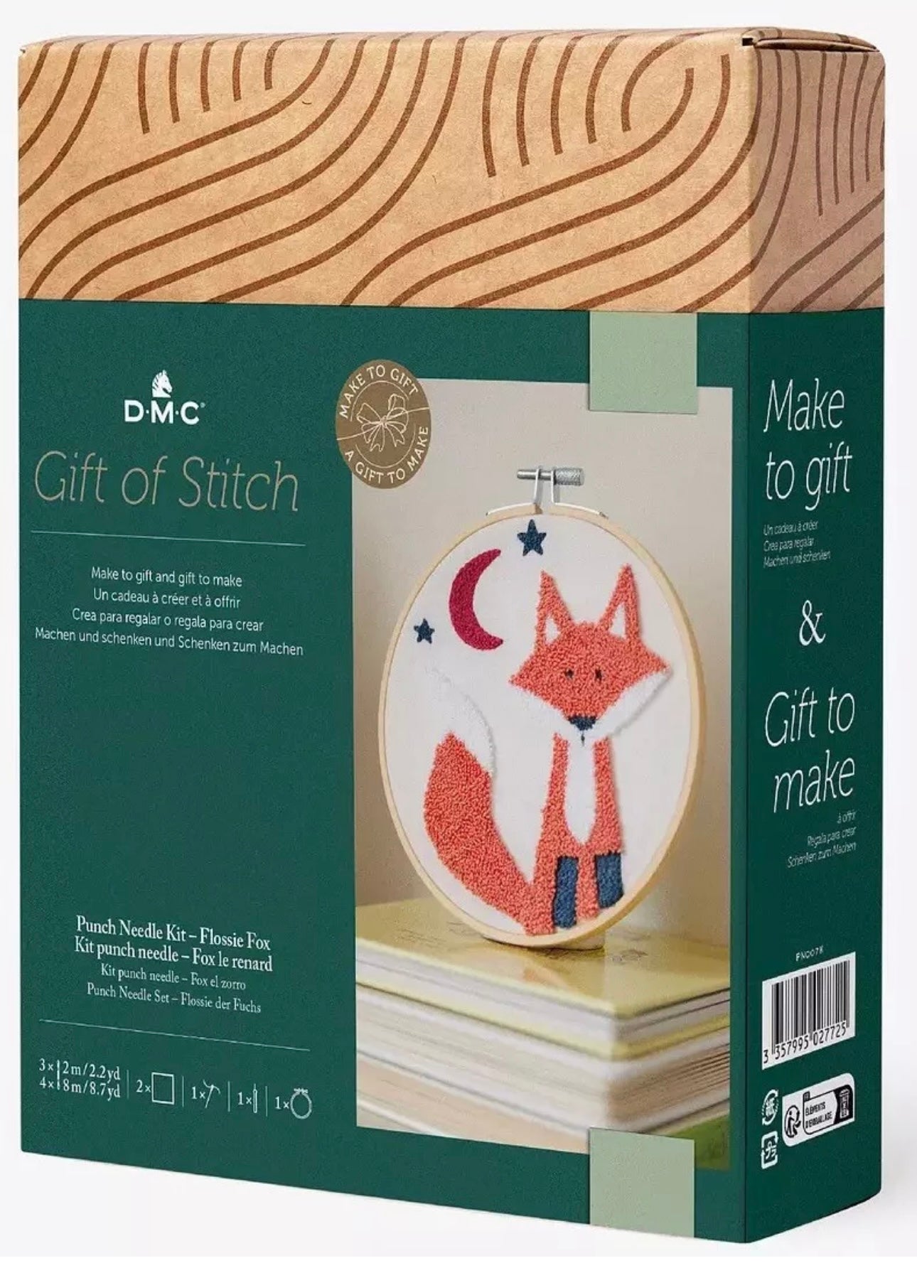 DMC_gift_of_Stitch_punch_needle_kit_flossie_fox