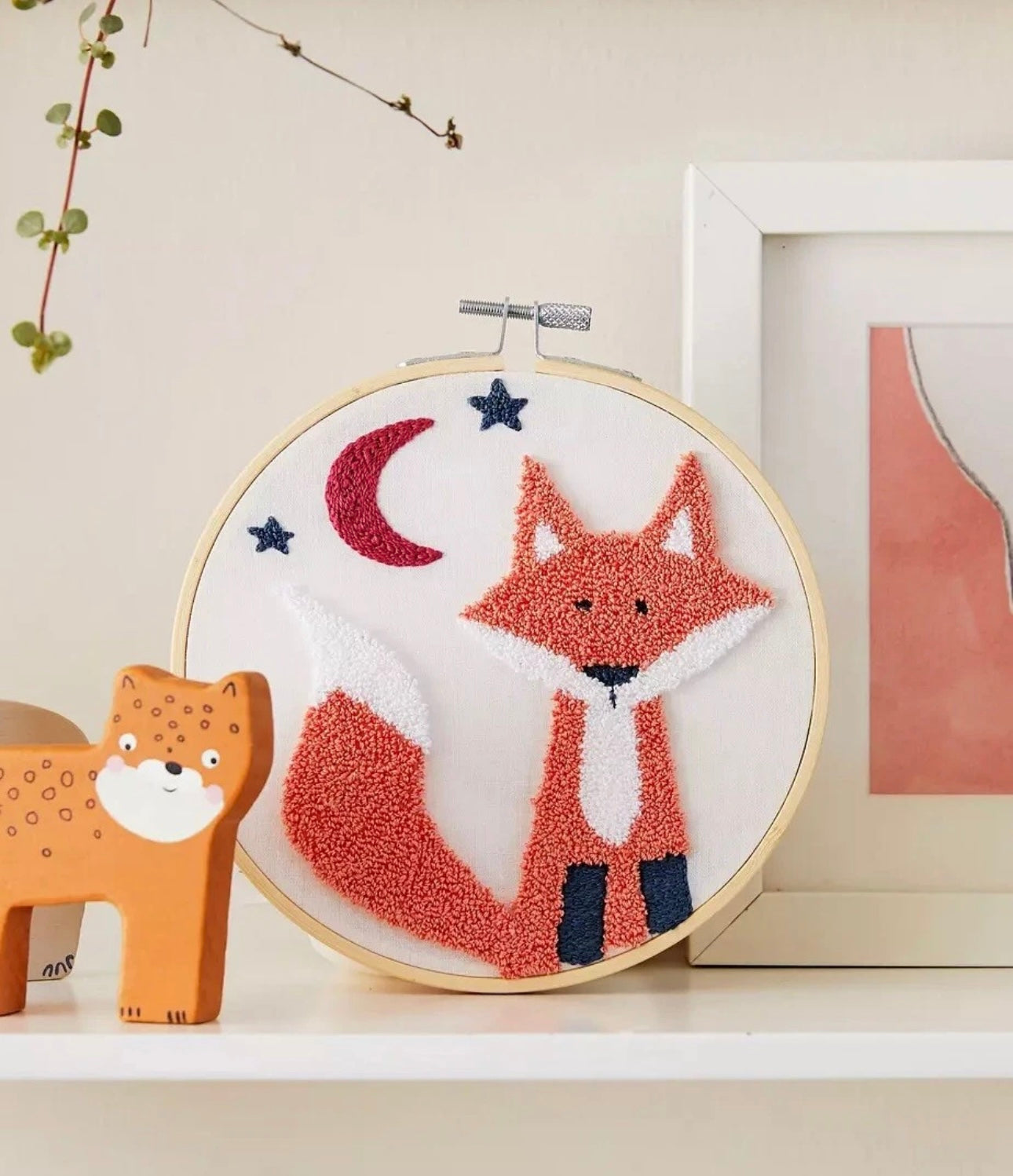 DMC Gift Of Stitch Punch Needle Kit - Flossie Fox - Intermediate Kit PN007K