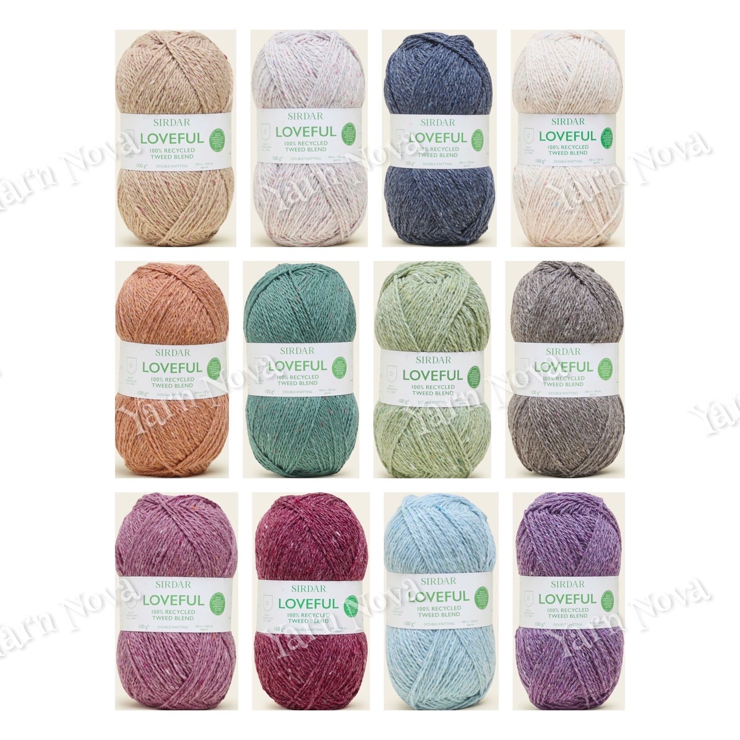 Sirdar Loveful 100% Recycled Tweed Yarn