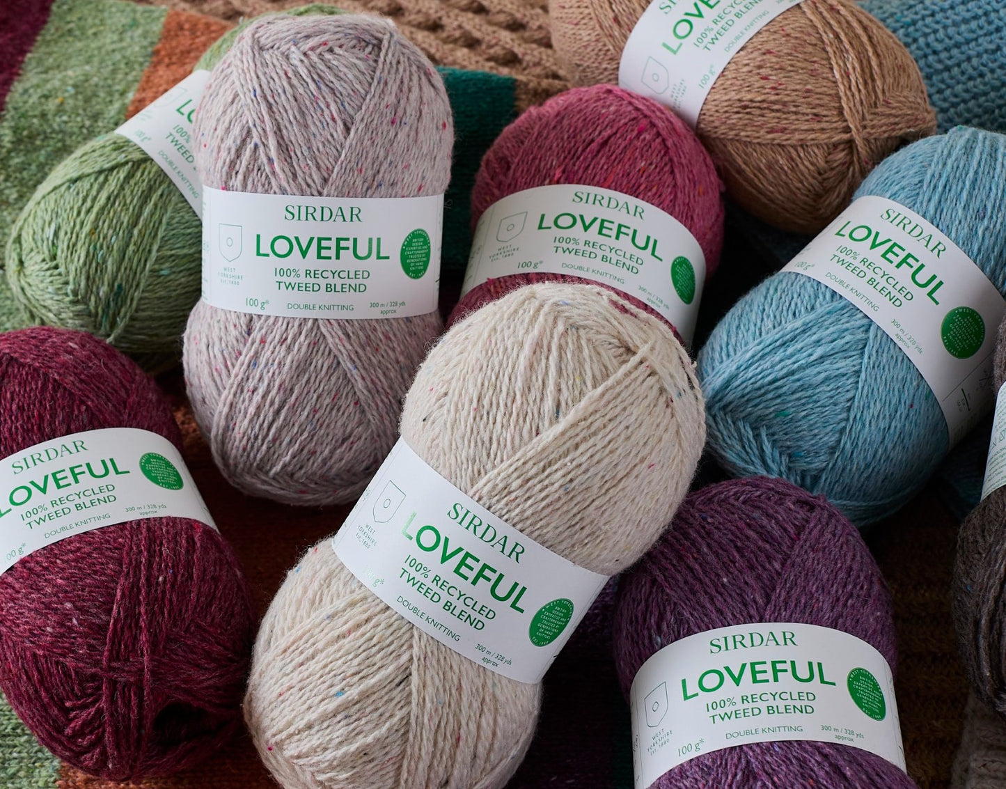 Sirdar Loveful 100% Recycled Tweed Yarn