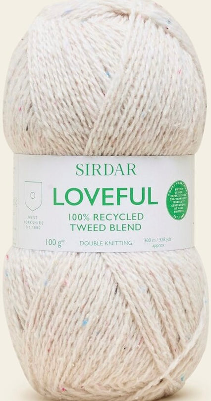 Sirdar Loveful 100% Recycled Tweed Yarn