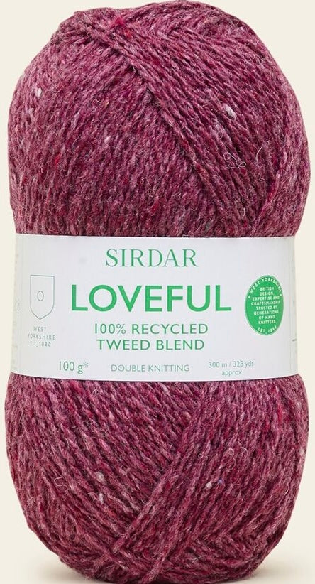 Sirdar Loveful 100% Recycled Tweed Yarn