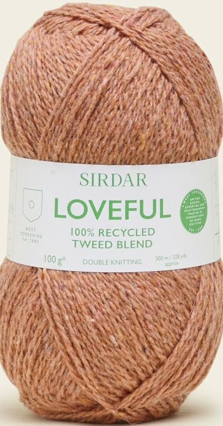 Sirdar Loveful 100% Recycled Tweed Yarn