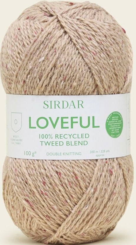 Sirdar Loveful 100% Recycled Tweed Yarn