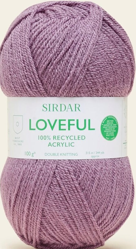 Sirdar Loveful Recycled Double Knitting Yarn