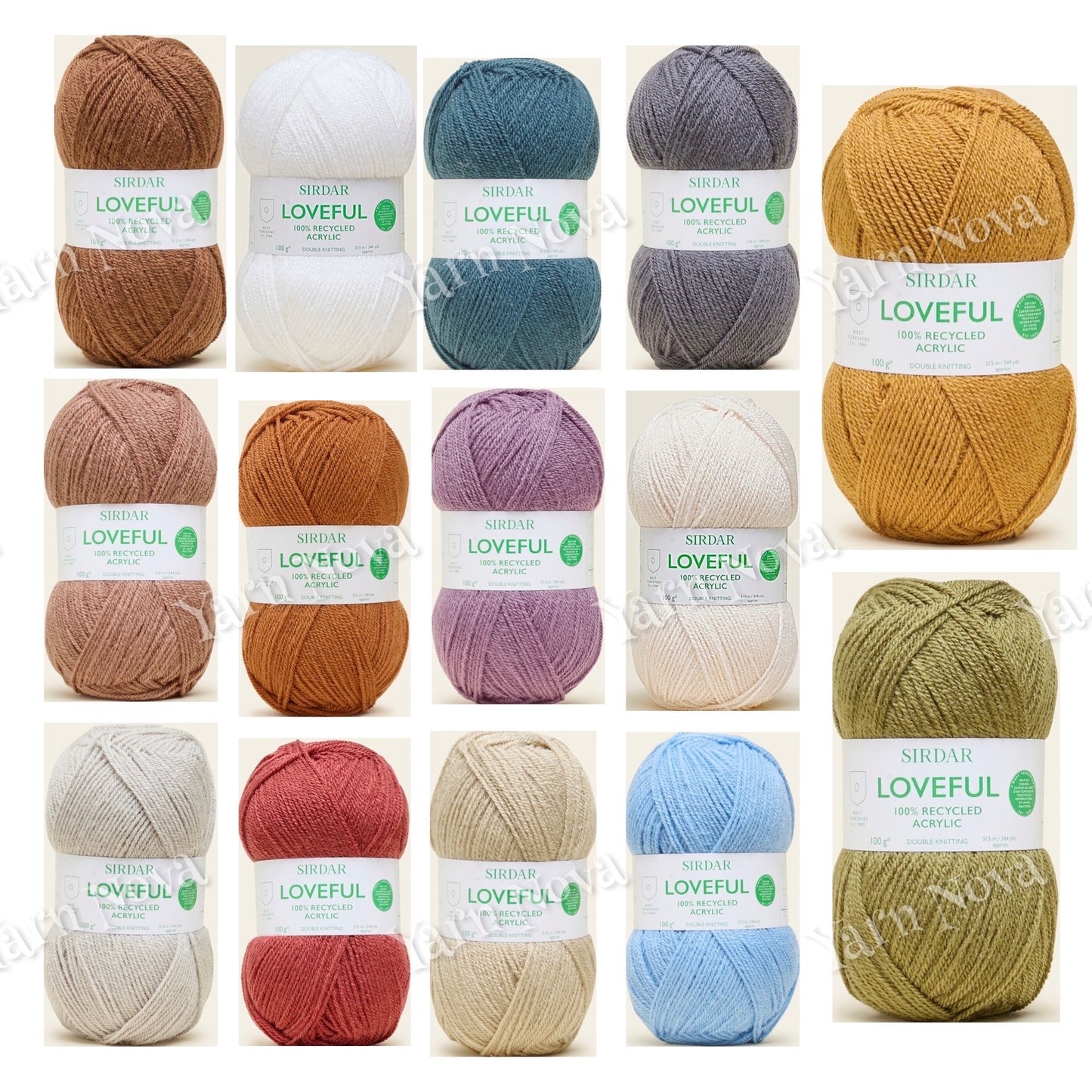 Sirdar Loveful Recycled Double Knitting Yarn