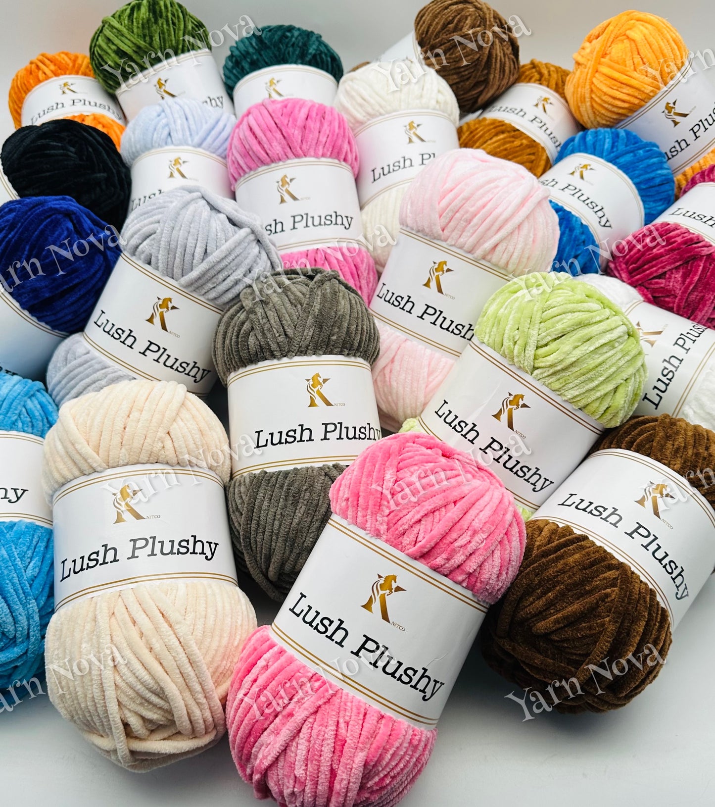 Knitco Lush Plushy Chunky Chenille Yarn