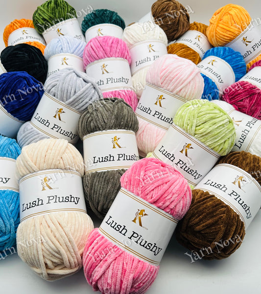 Knitco Lush Plushy Chunky Chenille Yarn