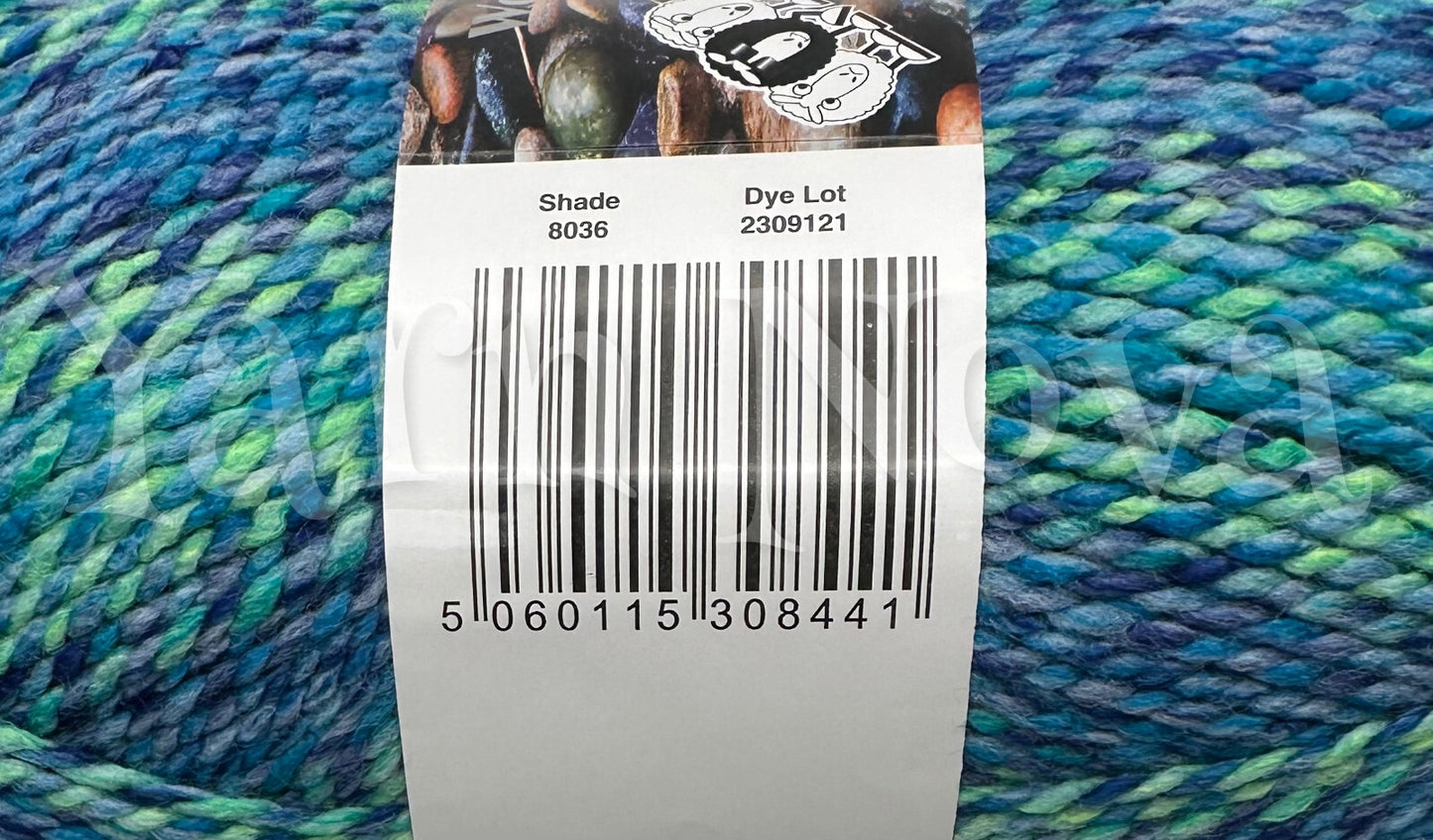 Woolcraft Pebble Chunky Knitting Crochet Yarn Wool - 200g - Choice 40+ Colours -