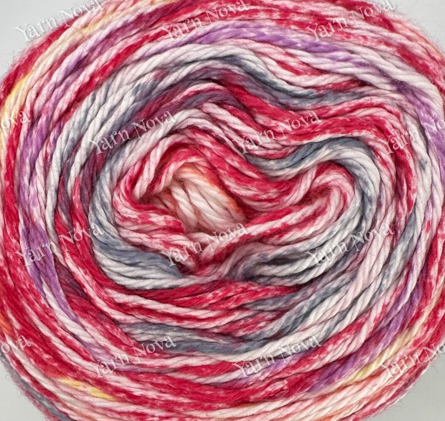 James C Brett Cotton Waves Variegated Knitting Crochet Yarn Wool DK - 100g Cake