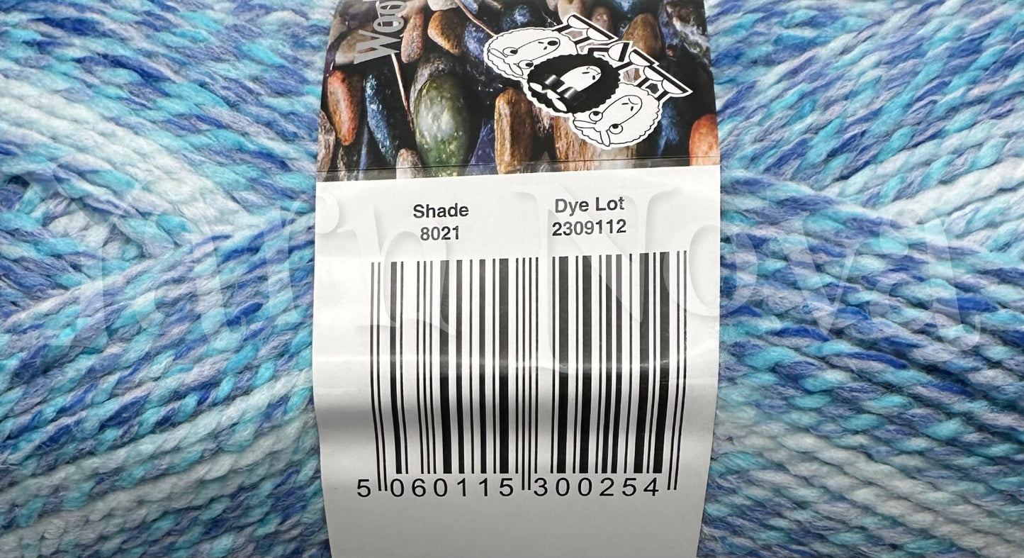 Woolcraft Pebble Chunky Knitting Crochet Yarn Wool - 200g - Choice 40+ Colours -