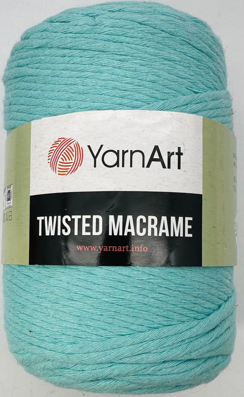 YarnArt Twisted Macrame Cord 4mm Single Twist Crochet Macrame Cord - 500g Rolls