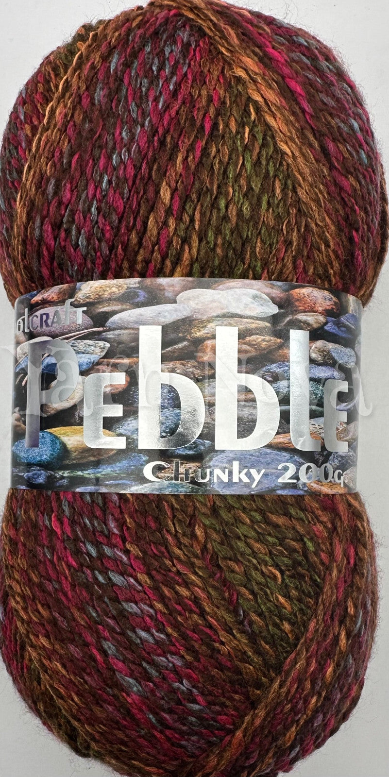 Woolcraft Pebble Chunky Knitting Crochet Yarn Wool - 200g - Choice 40+ Colours -