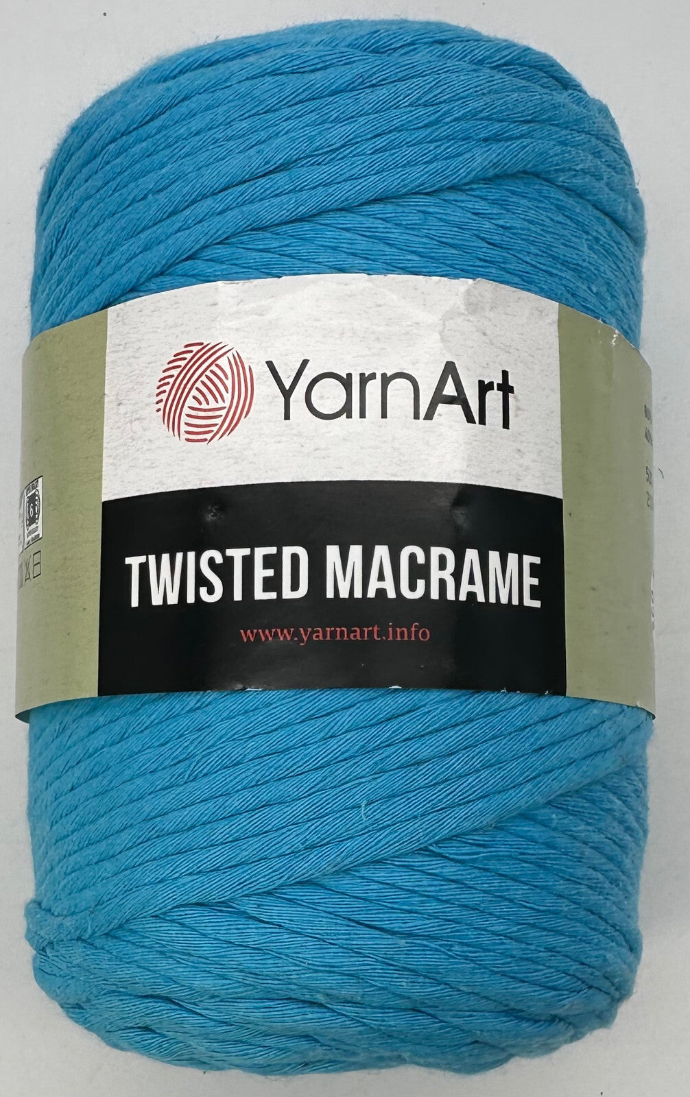 YarnArt Twisted Macrame Cord 4mm Single Twist Crochet Macrame Cord - 500g Rolls