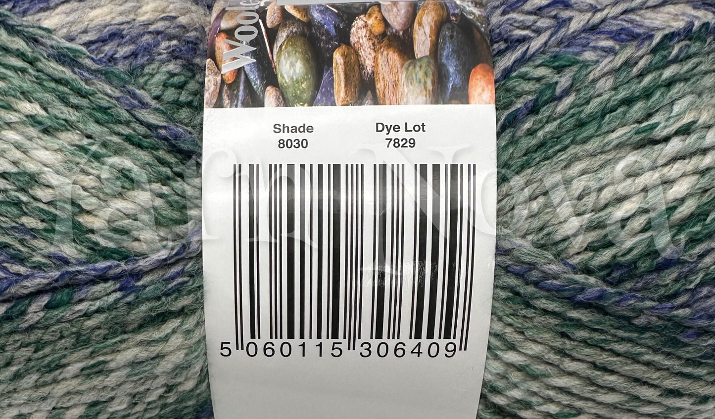 Woolcraft Pebble Chunky Knitting Crochet Yarn Wool - 200g - Choice 40+ Colours -