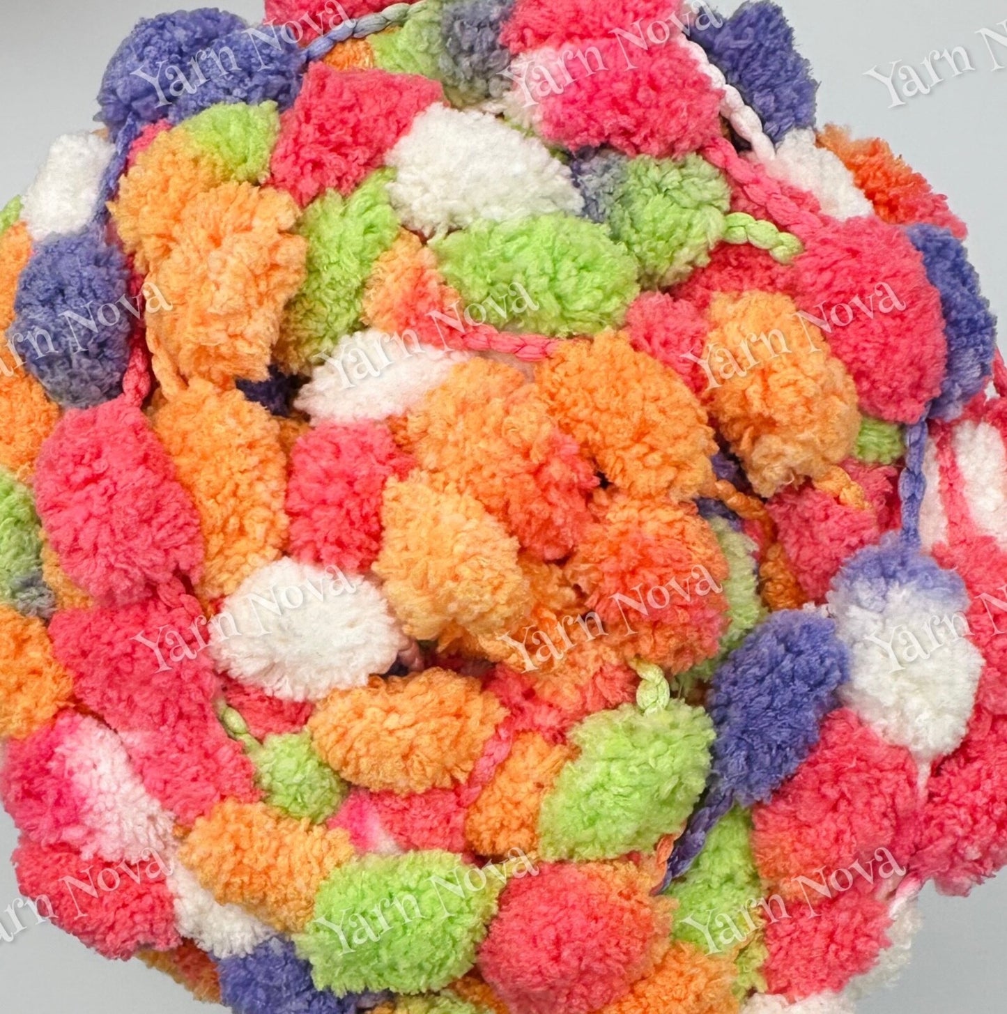 James C Brett Munchkin Pom Pom Yarn Wool - 200g - Choice Of 8 Colours