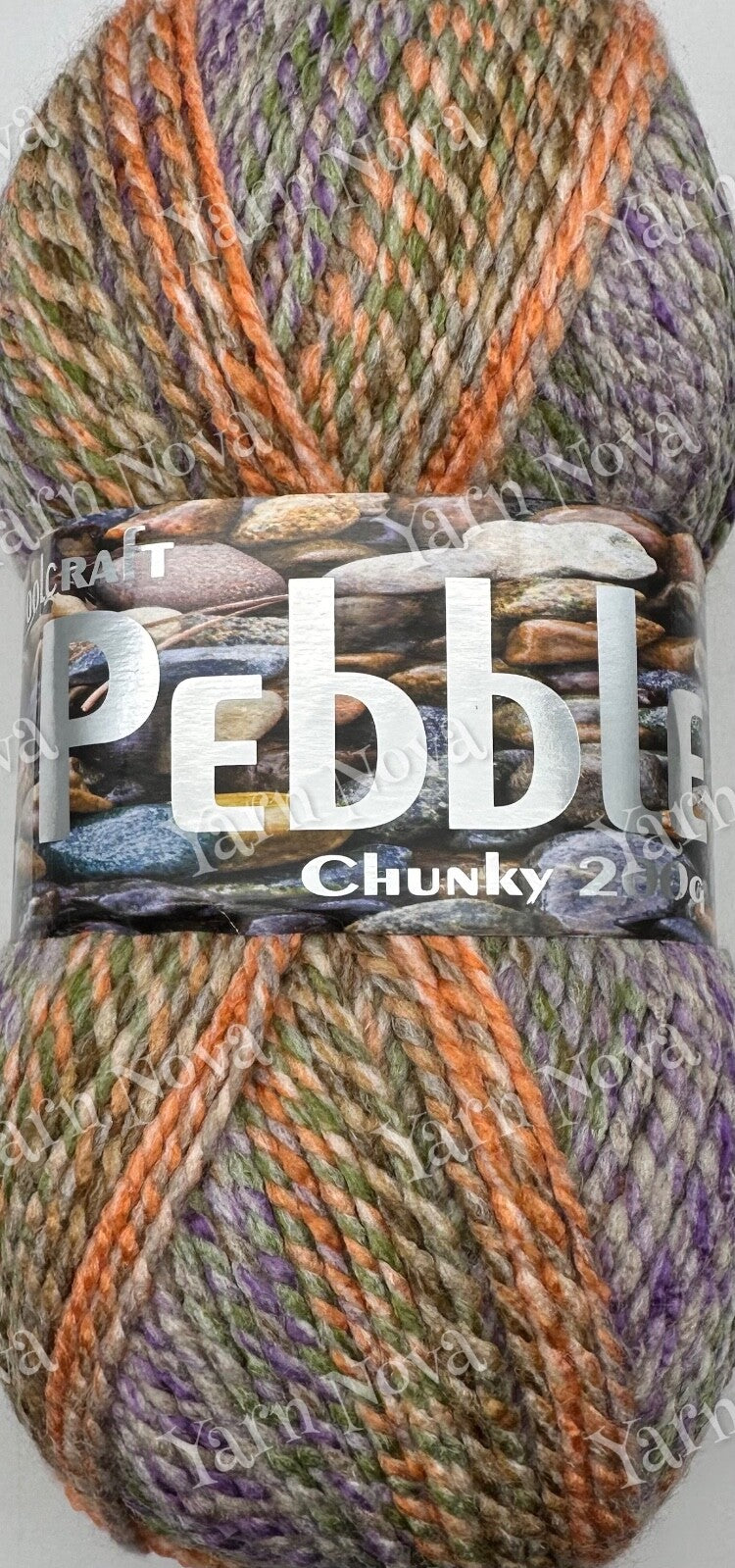 Woolcraft Pebble Chunky Knitting Crochet Yarn Wool - 200g - Choice 40+ Colours -