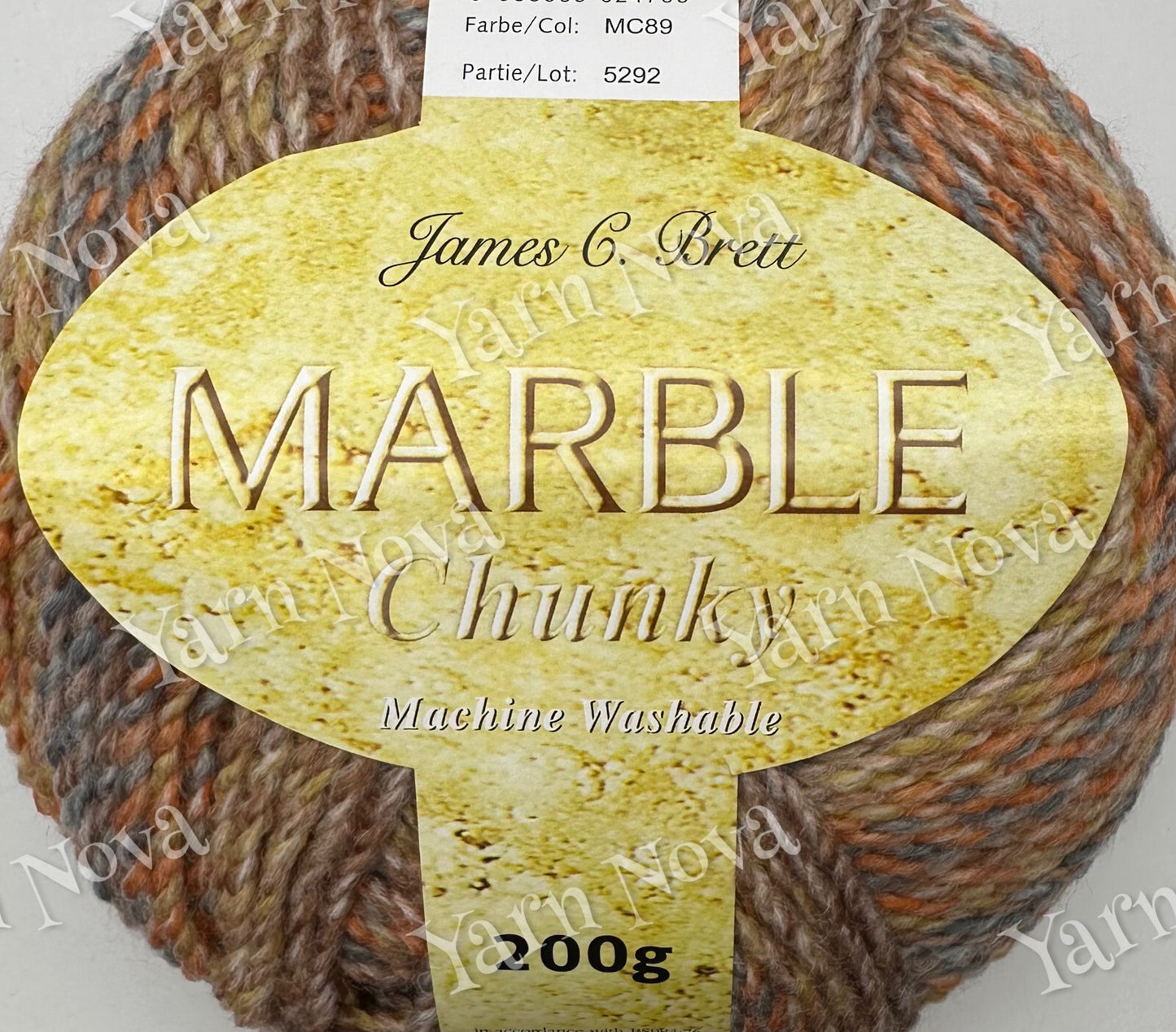 Marble Chunky Knitting Crochet Yarn Wool -James C Brett 200g Balls - All Colours