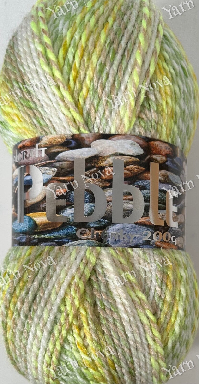 Woolcraft Pebble Chunky Knitting Crochet Yarn Wool - 200g - Choice 40+ Colours -