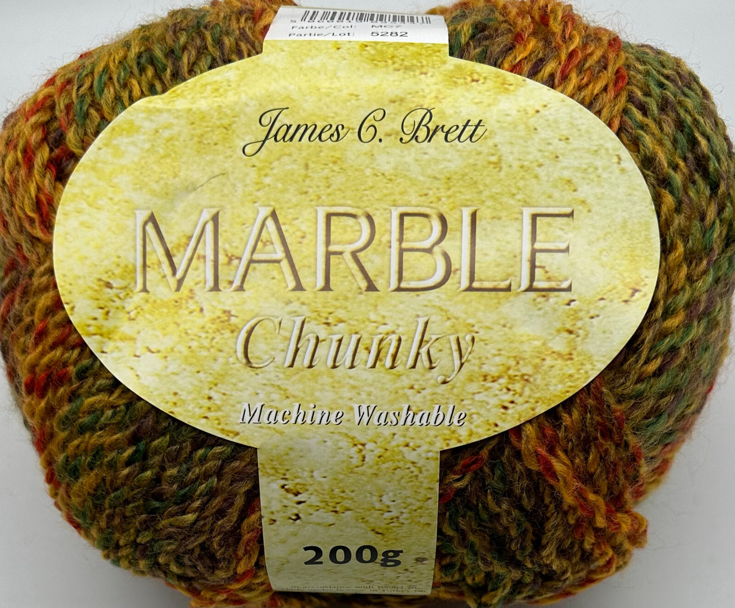 Marble Chunky Knitting Crochet Yarn Wool -James C Brett 200g Balls - All Colours