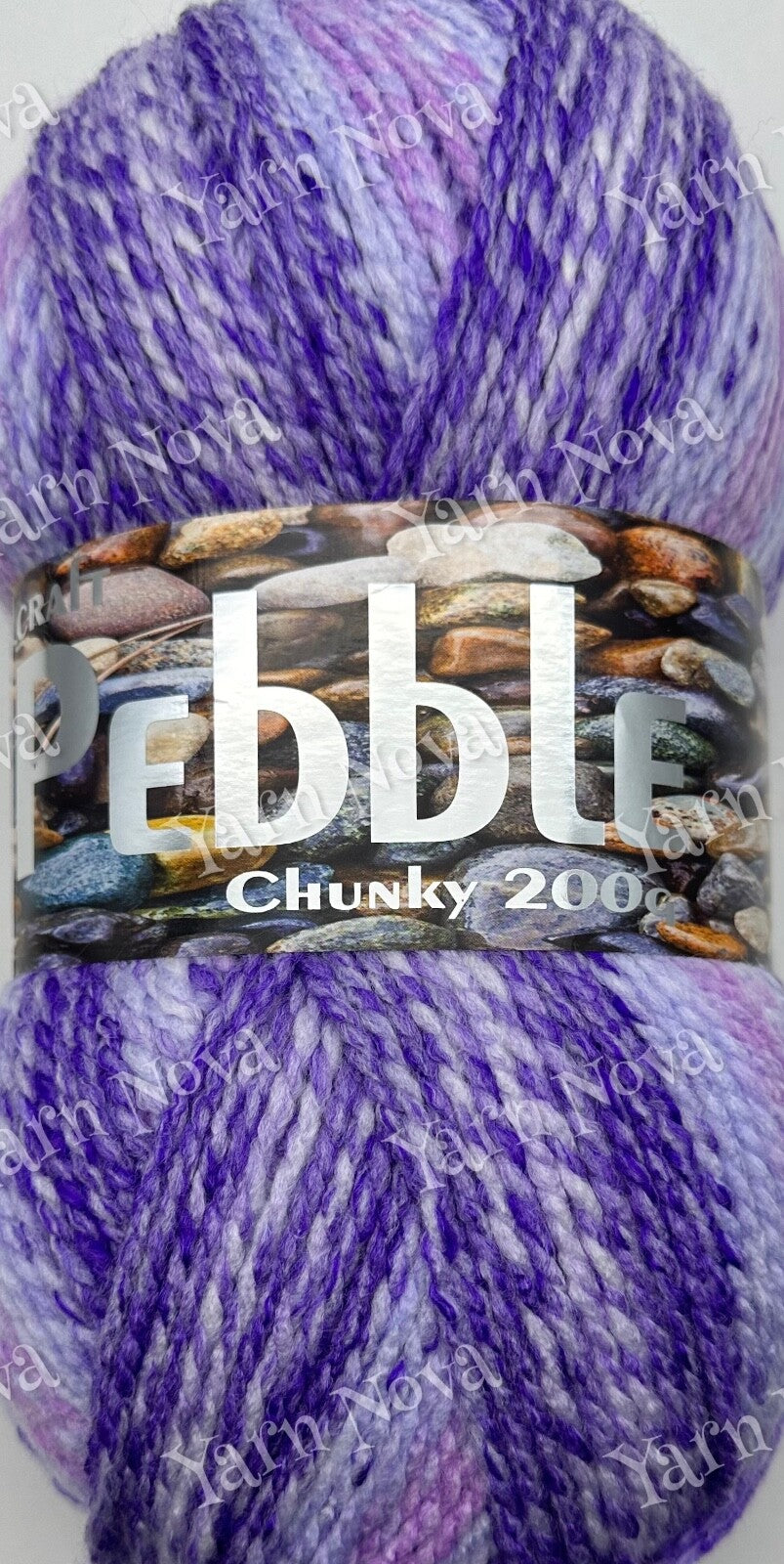Woolcraft Pebble Chunky Knitting Crochet Yarn Wool - 200g - Choice 40+ Colours -
