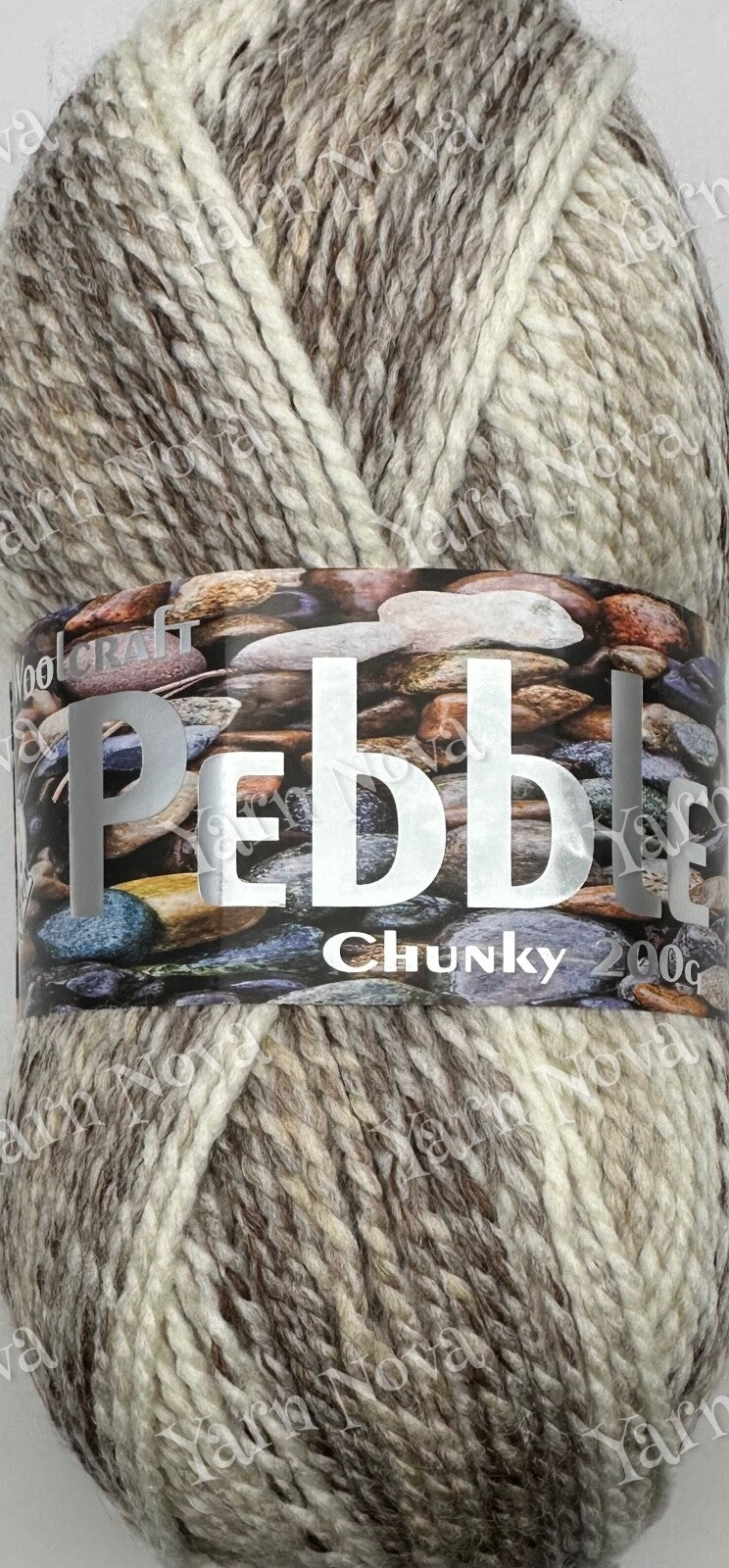 Woolcraft Pebble Chunky Knitting Crochet Yarn Wool - 200g - Choice 40+ Colours -