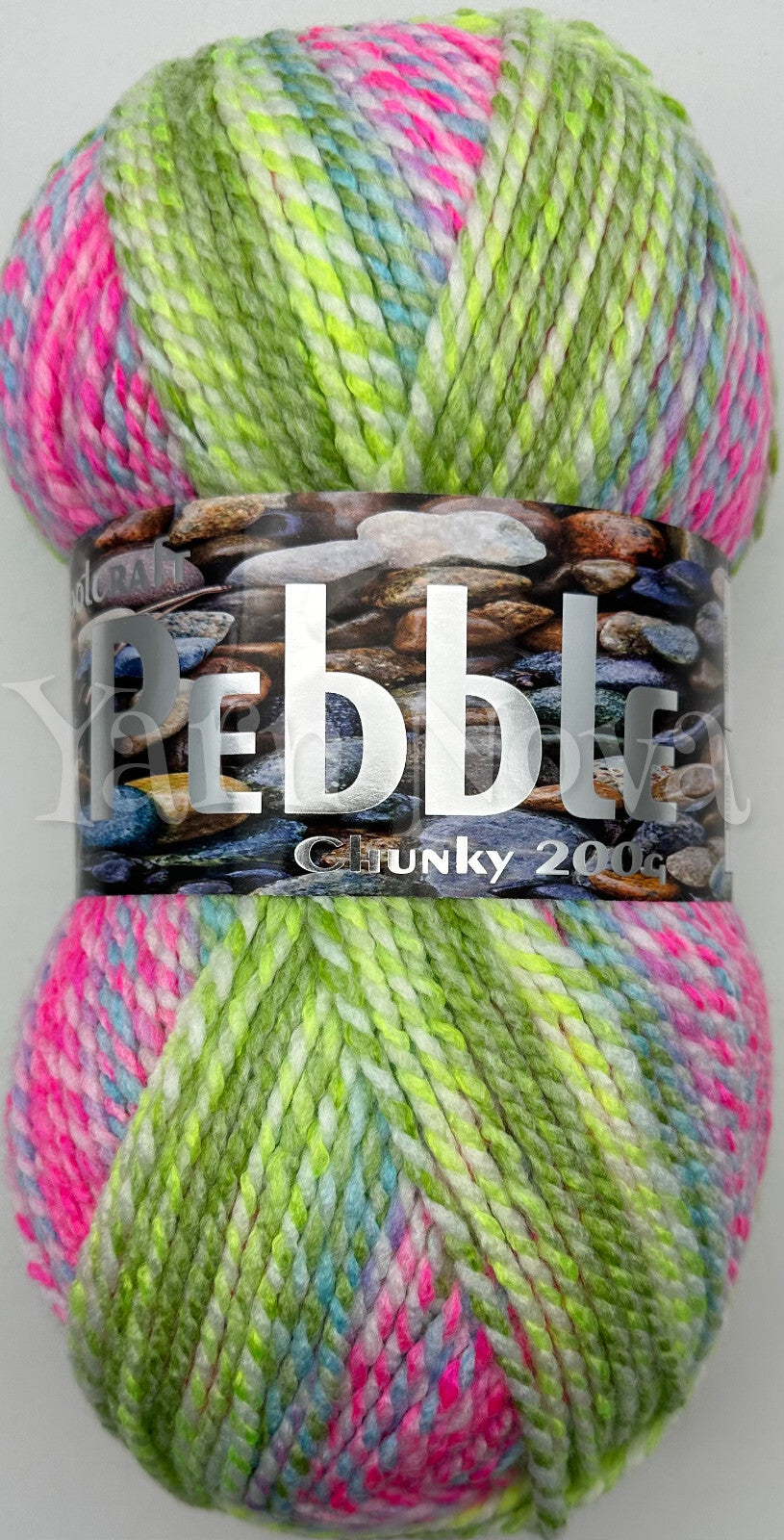 Woolcraft Pebble Chunky Knitting Crochet Yarn Wool - 200g - Choice 40+ Colours -