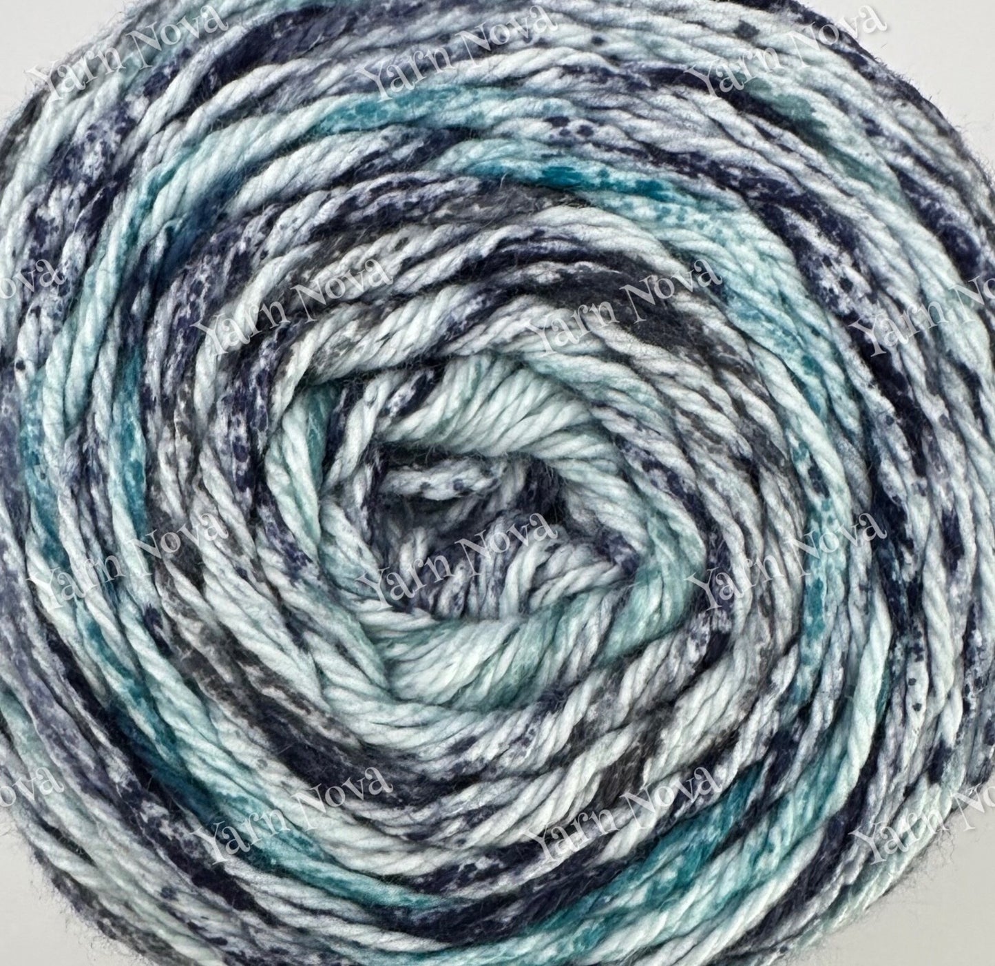 James C Brett Cotton Waves Variegated Knitting Crochet Yarn Wool DK - 100g Cake