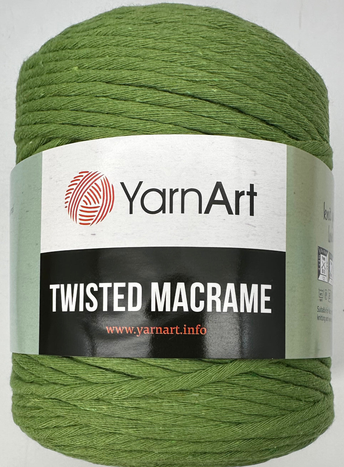 YarnArt Twisted Macrame Cord 4mm Single Twist Crochet Macrame Cord - 500g Rolls